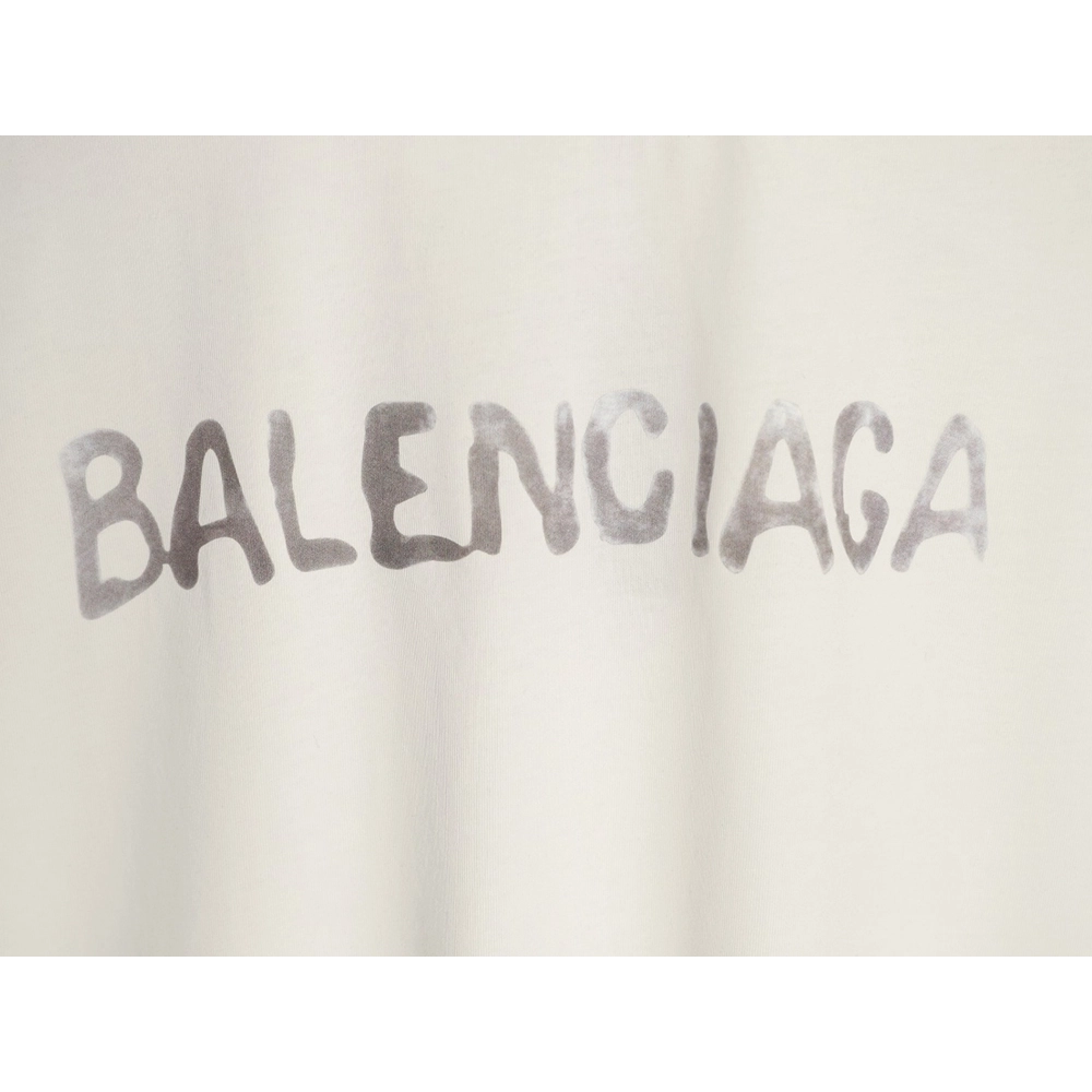 Balenciaga distressed double Bitcoin print short-sleeved T-shirt,Balenciaga