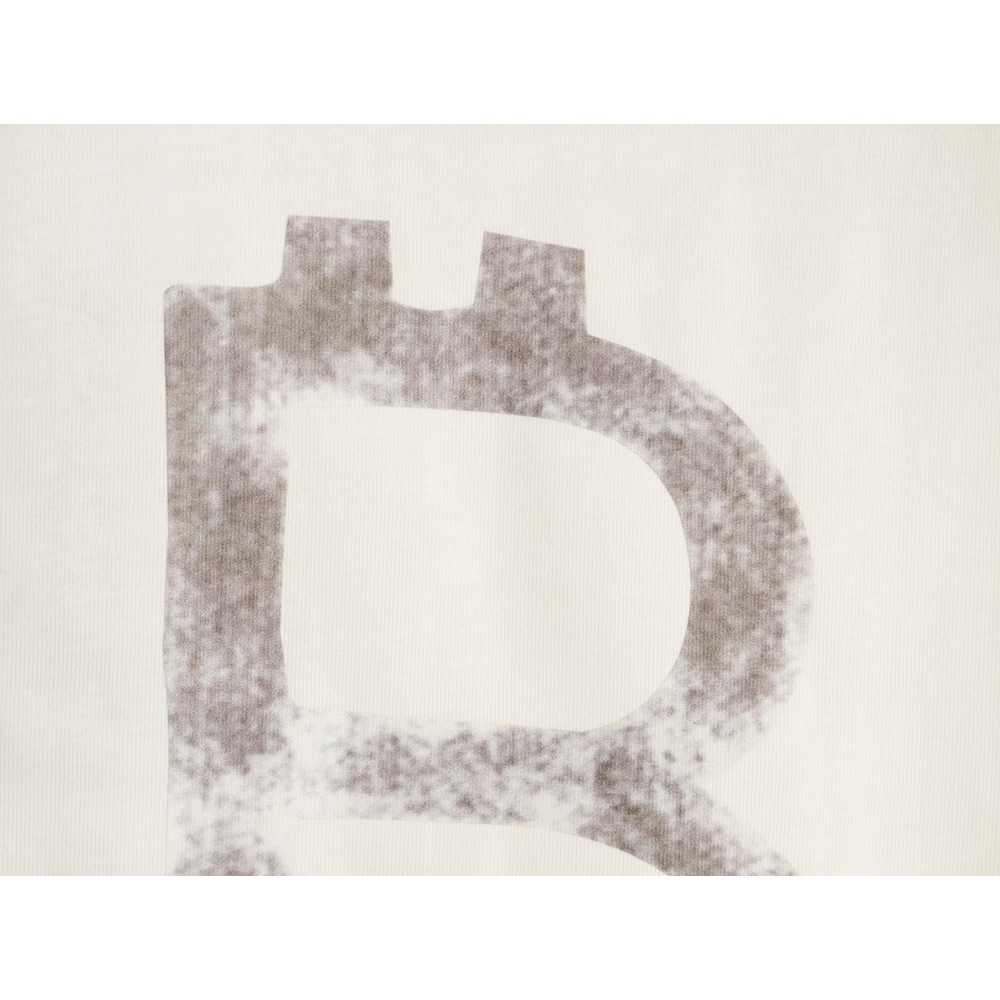Balenciaga distressed double Bitcoin print short-sleeved T-shirt,Balenciaga