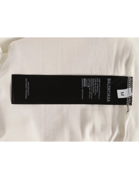 Balenciaga distressed double Bitcoin print short-sleeved T-shirt,Balenciaga