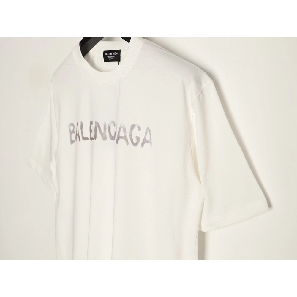 Balenciaga distressed double Bitcoin print short-sleeved T-shirt,Balenciaga