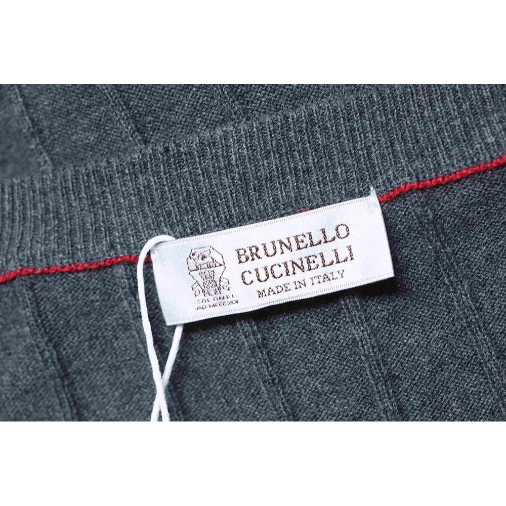 Brunello Cucinelli Cable-Knit Short-Sleeve Henley T-Shirt TSK1,Brunello Cucinelli