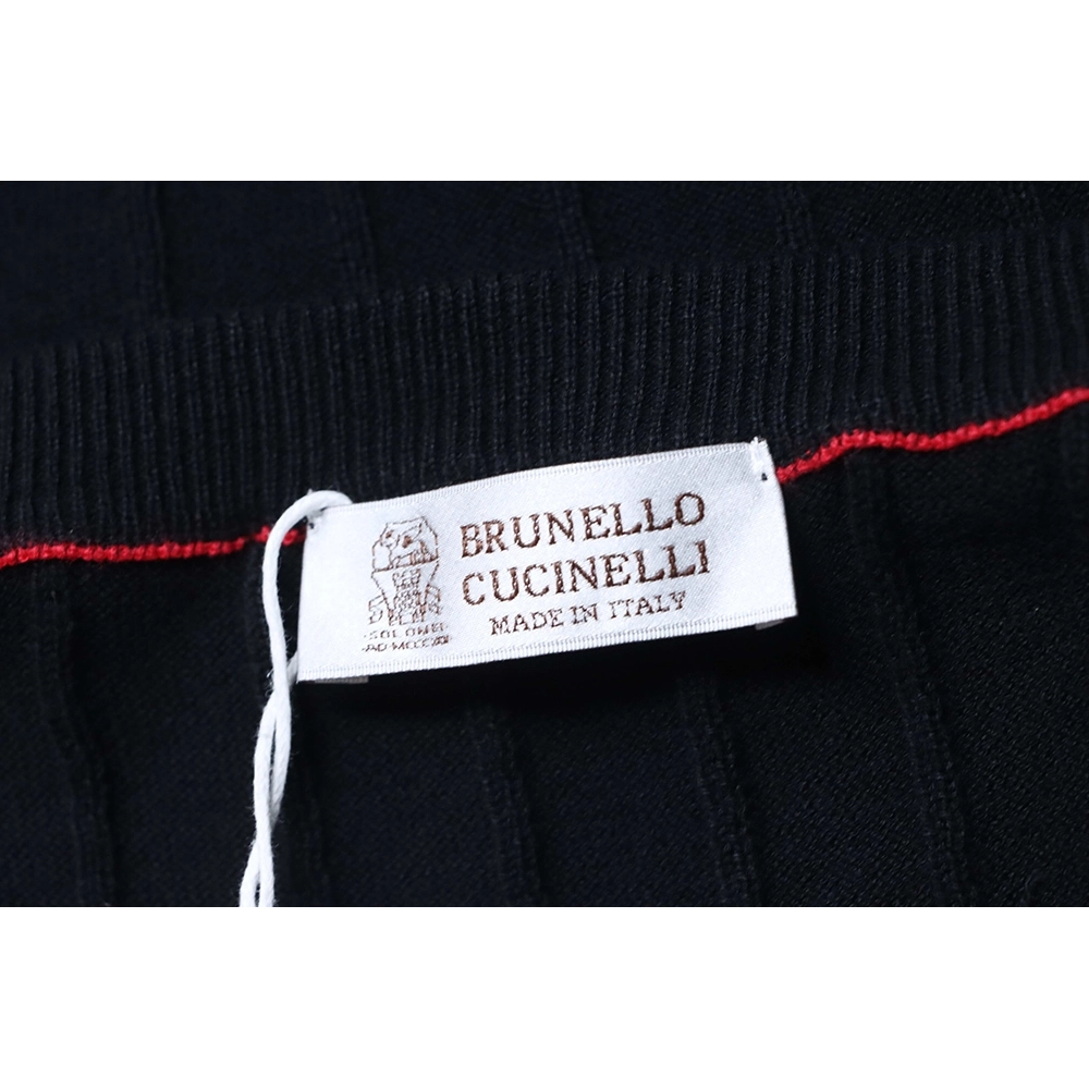 Brunello Cucinelli Cable-Knit Short-Sleeve Henley T-Shirt,Brunello Cucinelli
