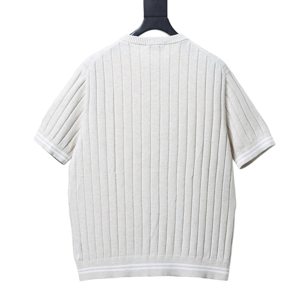 Brunello Cucinelli Crew-Neck Short-Sleeve Knit T-Shirt TSK2,Brunello Cucinelli