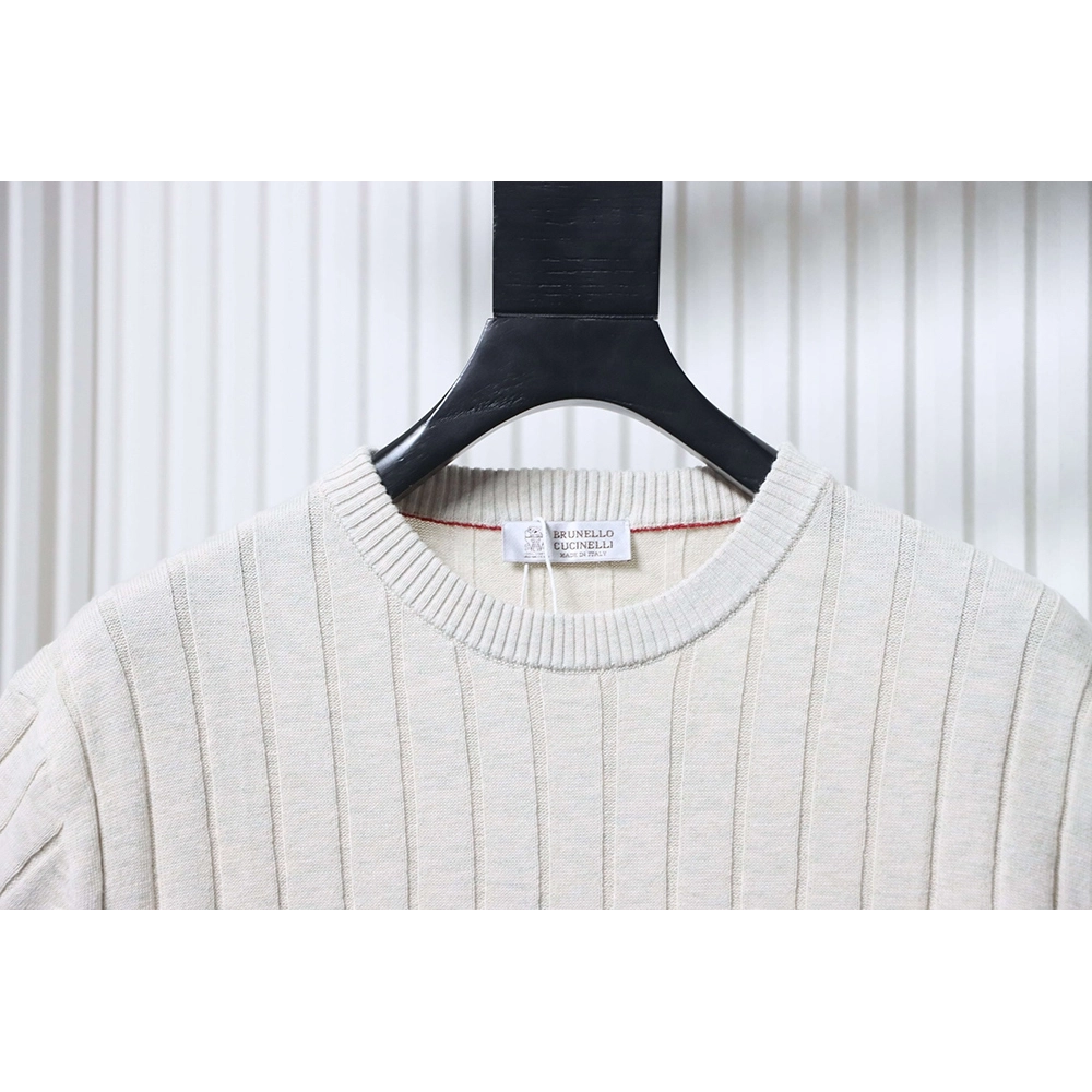 Brunello Cucinelli Crew-Neck Short-Sleeve Knit T-Shirt TSK2,Brunello Cucinelli