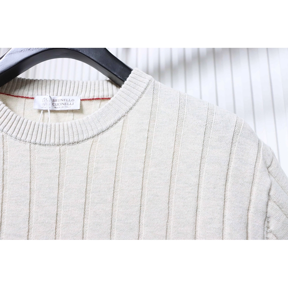 Brunello Cucinelli Crew-Neck Short-Sleeve Knit T-Shirt TSK2,Brunello Cucinelli