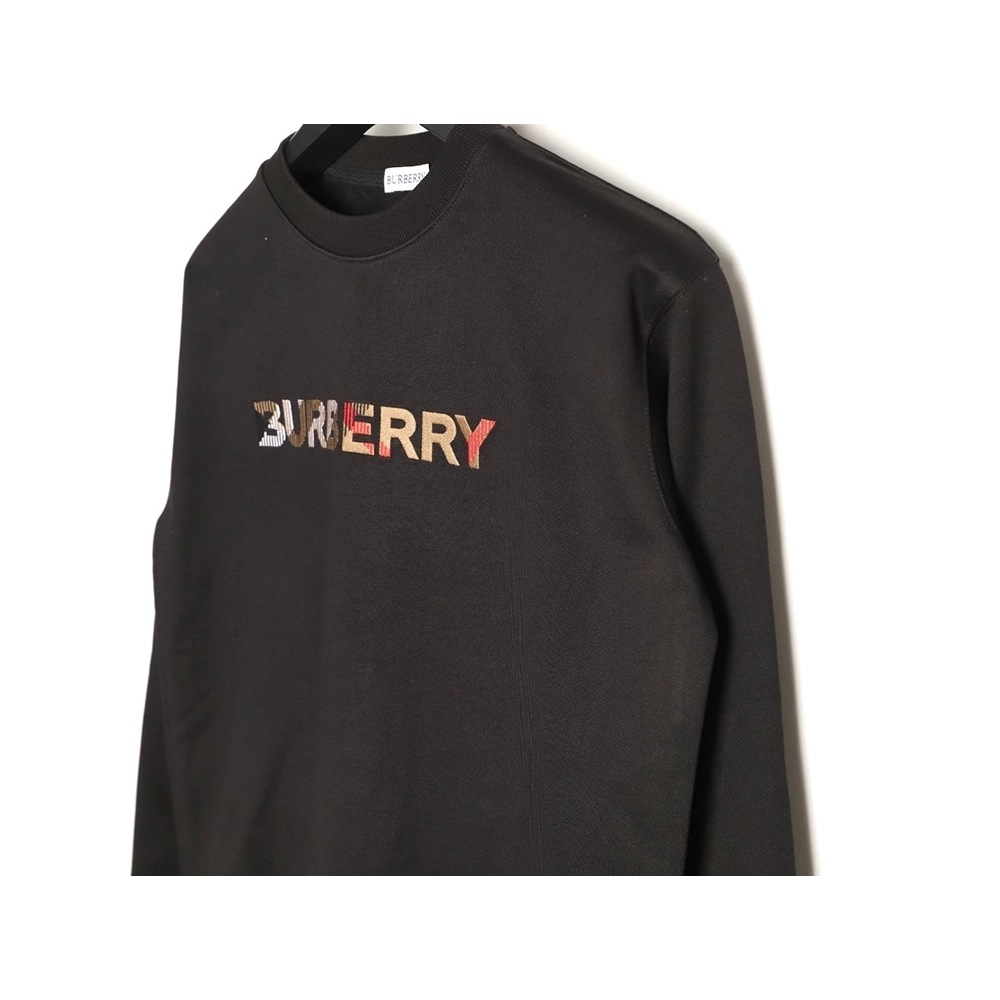 Burberry 8-Color Embroidered Letter Crewneck Sweatshirt,Burberry