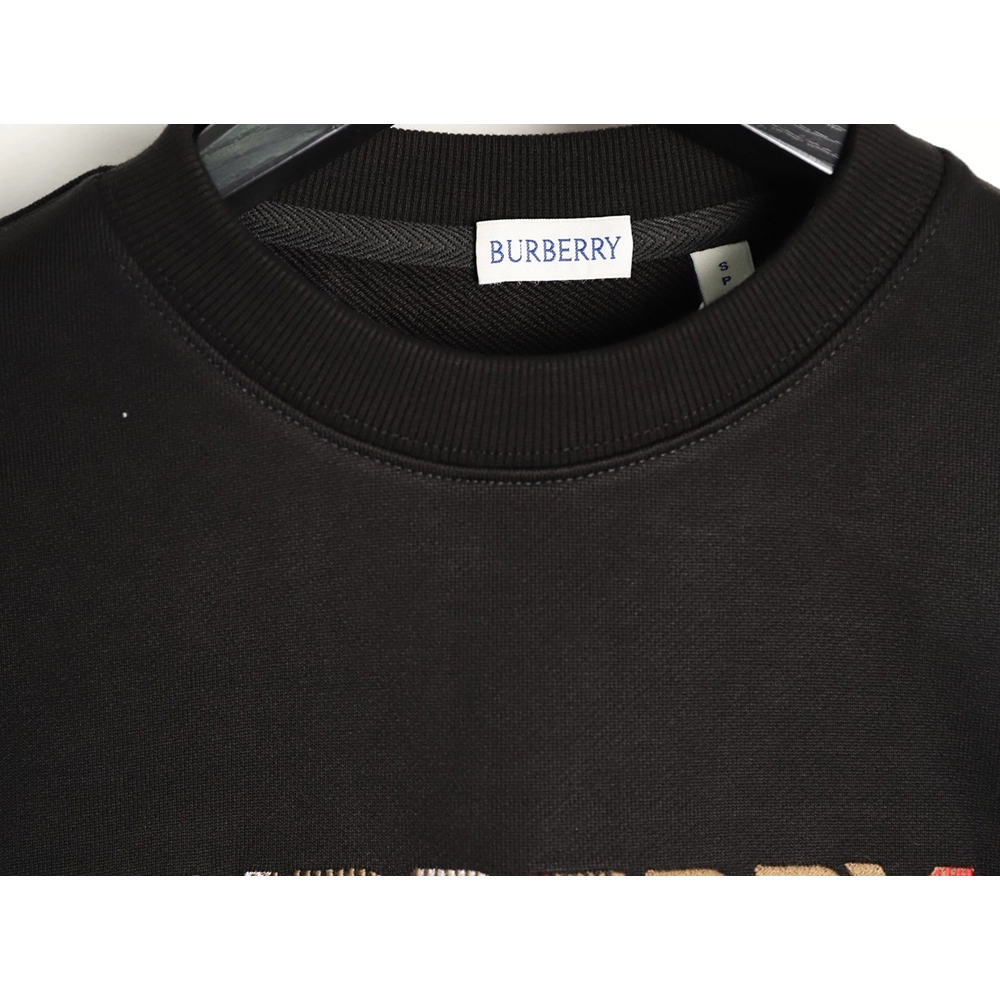 Burberry 8-Color Embroidered Letter Crewneck Sweatshirt,Burberry