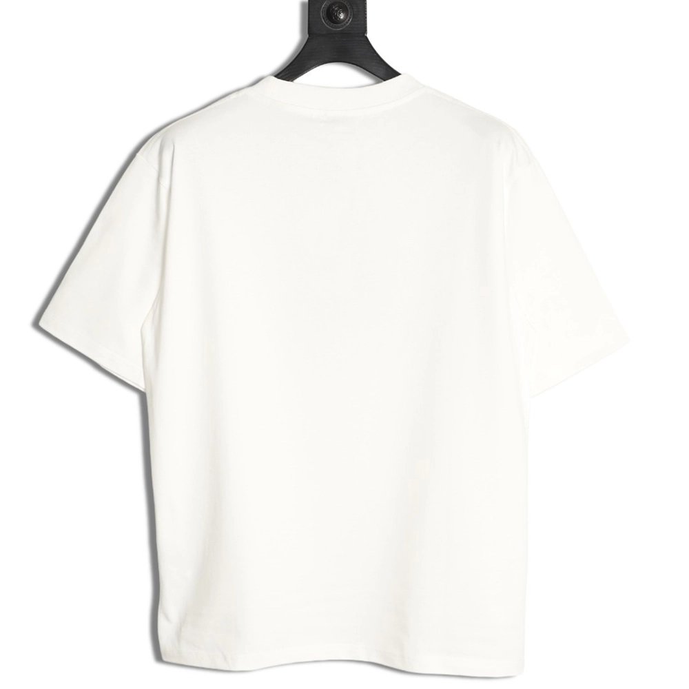 Burberry Blue Equestrian Knight Toothbrush Embroidery Short-Sleeve T-Shirt,Burberry