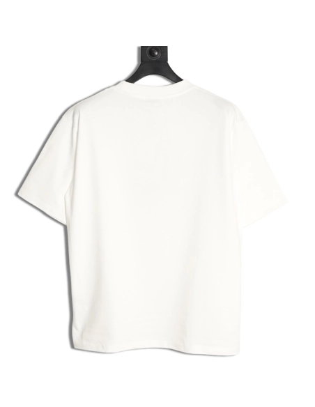 Burberry Blue Equestrian Knight Toothbrush Embroidery Short-Sleeve T-Shirt,Burberry