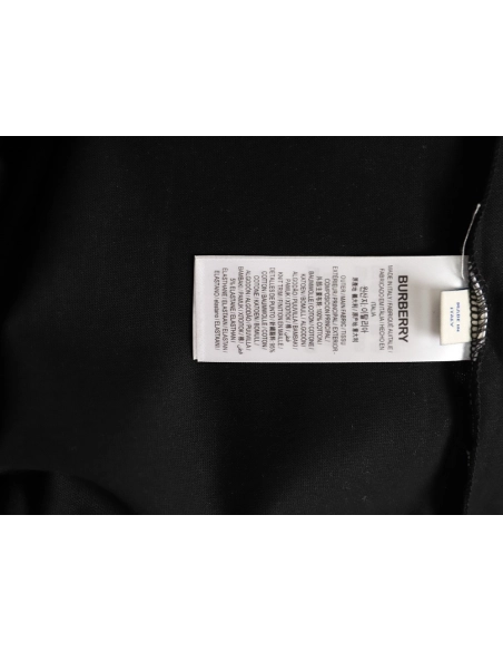 Burberry Flap Check Pocket Equestrian Embroidery Short-Sleeve T-Shirt TSK1,Burberry
