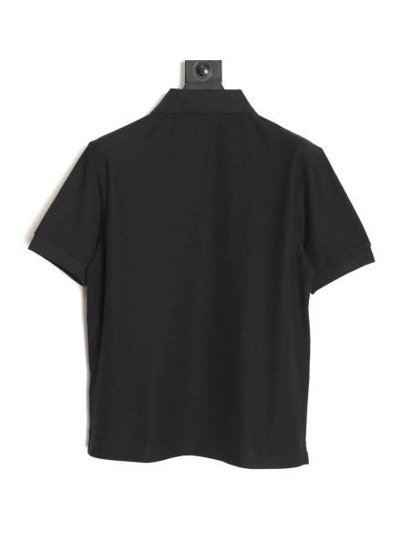 Burberry Metal Equestrian Knight Emblem Short-Sleeve Polo Shirt TSK3,Burberry