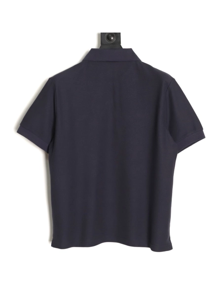 Burberry Metal Equestrian Knight Emblem Short-Sleeve Polo Shirt TSK2,Burberry