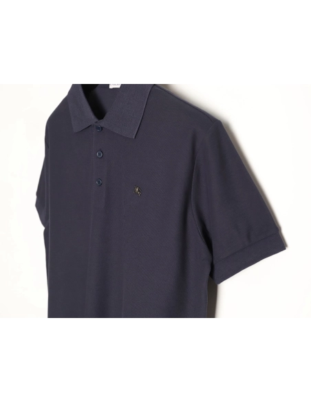 Burberry Metal Equestrian Knight Emblem Short-Sleeve Polo Shirt TSK2,Burberry