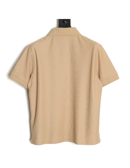 Burberry Metal Equestrian Knight Emblem Short-Sleeve Polo Shirt TSK1,Burberry