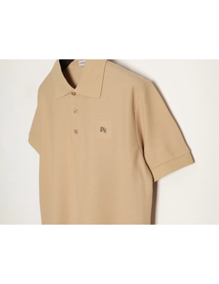 Burberry Metal Equestrian Knight Emblem Short-Sleeve Polo Shirt TSK1,Burberry