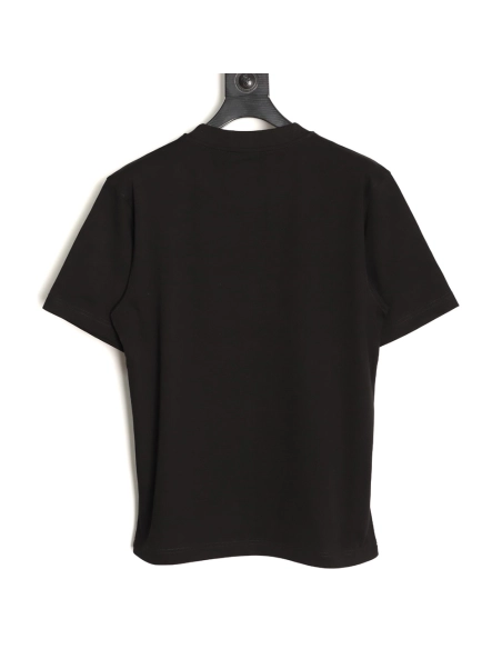 Burberry Plaid Knight Crest Embroidered Short-Sleeve T-Shirt TSK1,Burberry