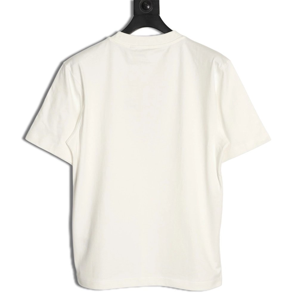 Burberry Plaid Knight Crest Embroidered Short-Sleeve T-Shirt,Burberry