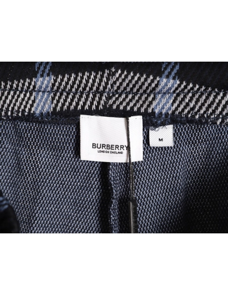 Burberry Plaid Knit Shorts TSK1,Burberry