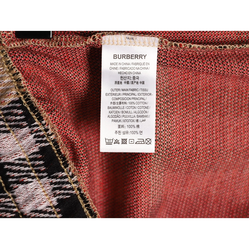 Burberry Plaid Knit Shorts,Burberry