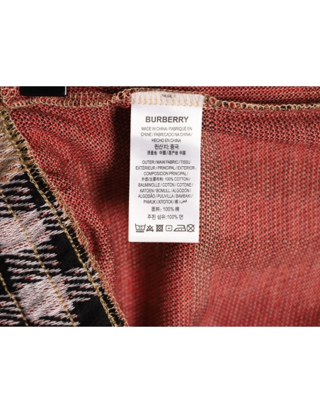 Burberry Plaid Knit Shorts,Burberry