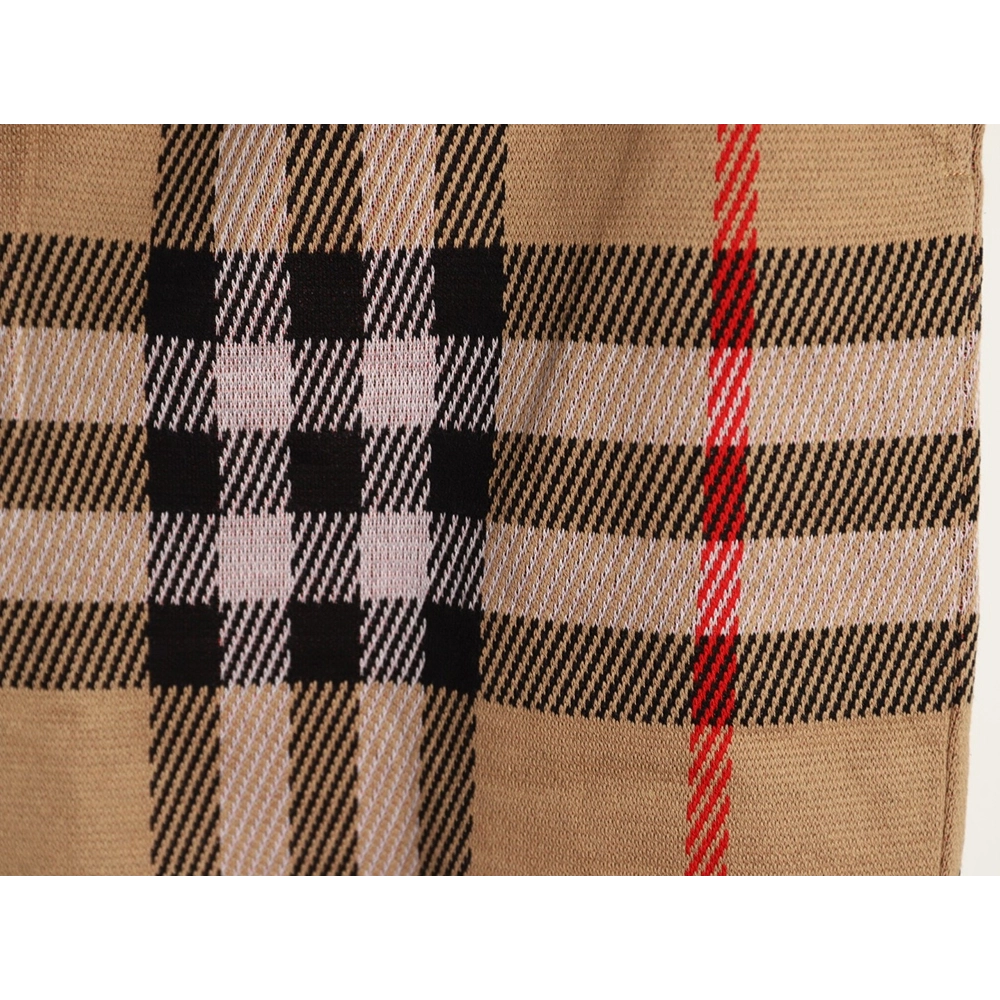 Burberry Plaid Knit Shorts,Burberry