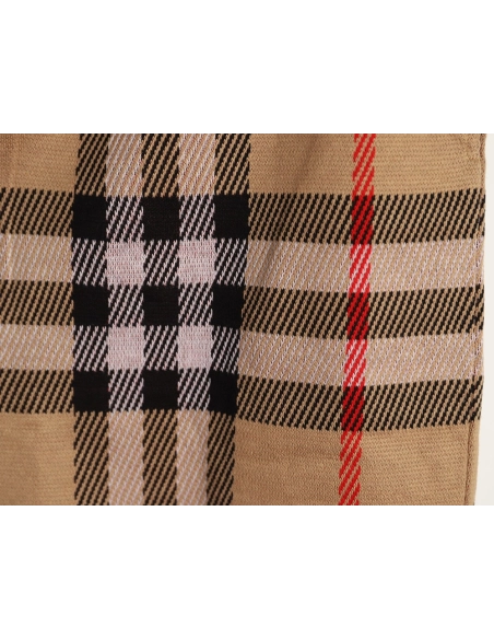 Burberry Plaid Knit Shorts,Burberry