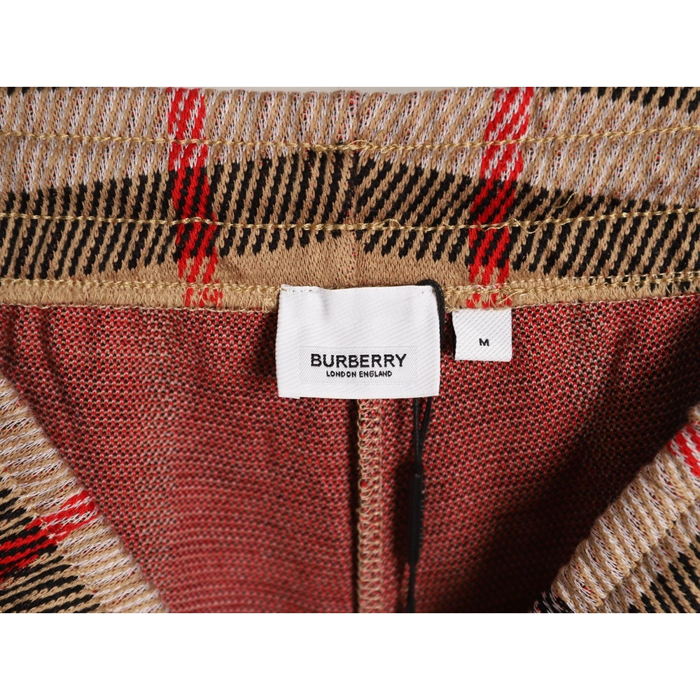 Burberry Plaid Knit Shorts,Burberry