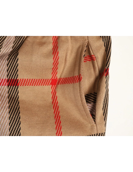 Burberry Plaid Knit Shorts,Burberry
