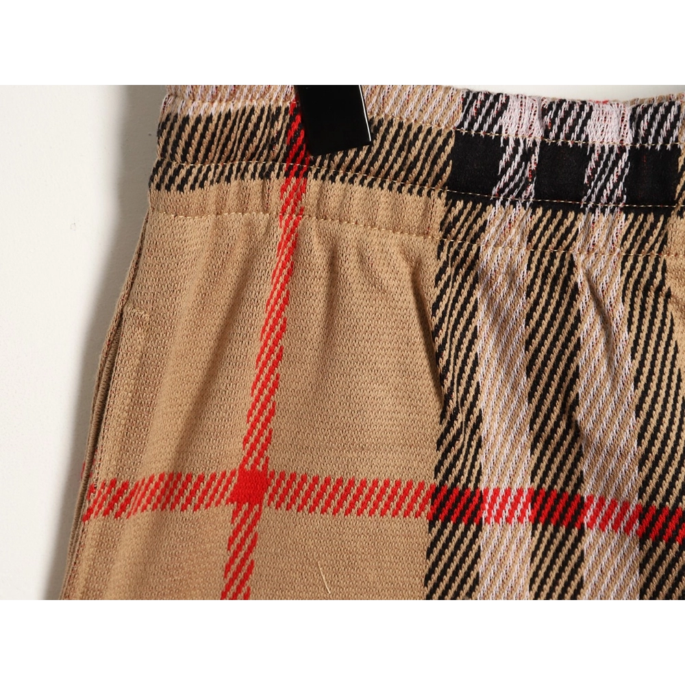 Burberry Plaid Knit Shorts,Burberry