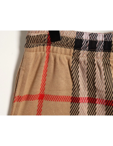 Burberry Plaid Knit Shorts,Burberry