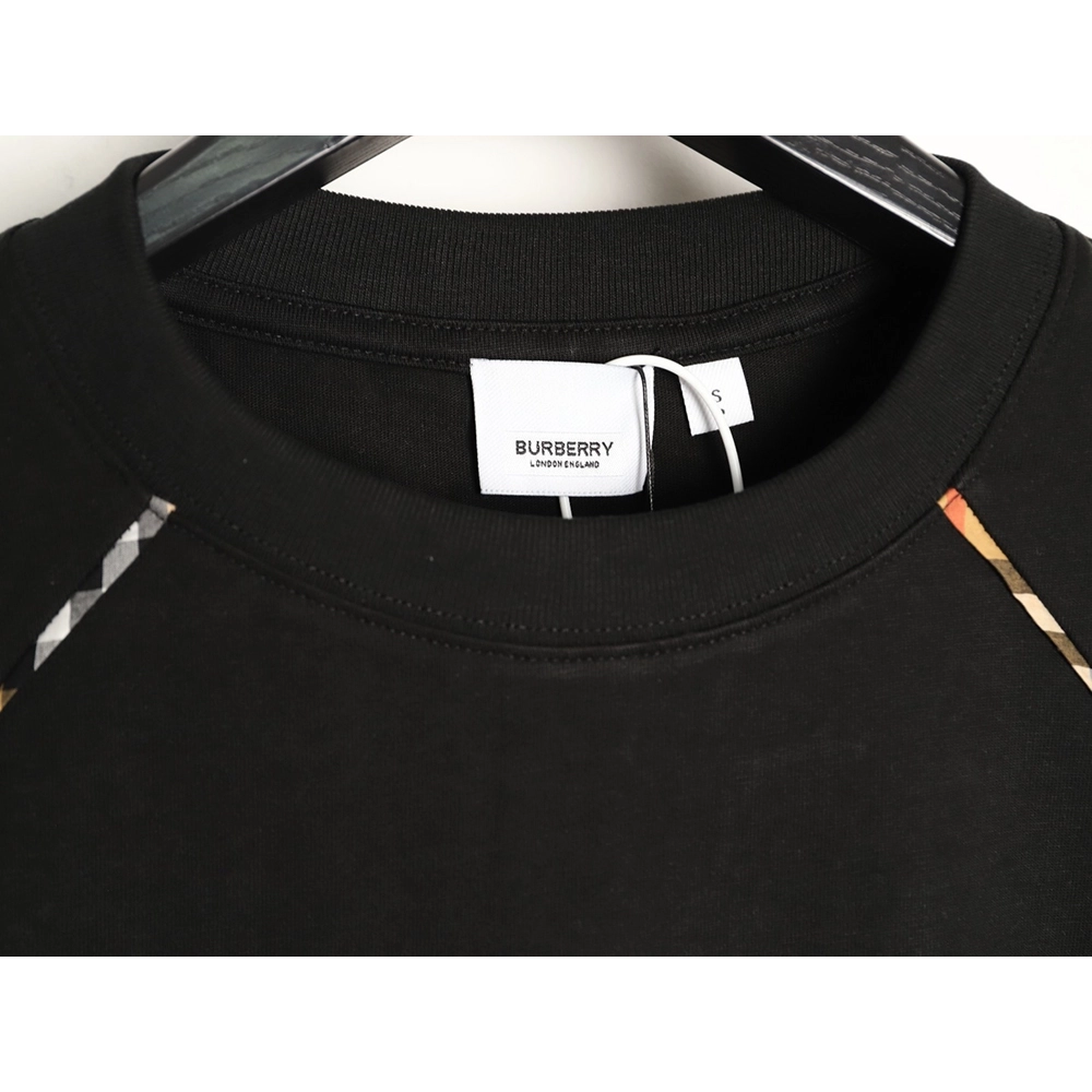 Burberry Side Check Panel Short-Sleeve T-Shirt TSK1,Burberry
