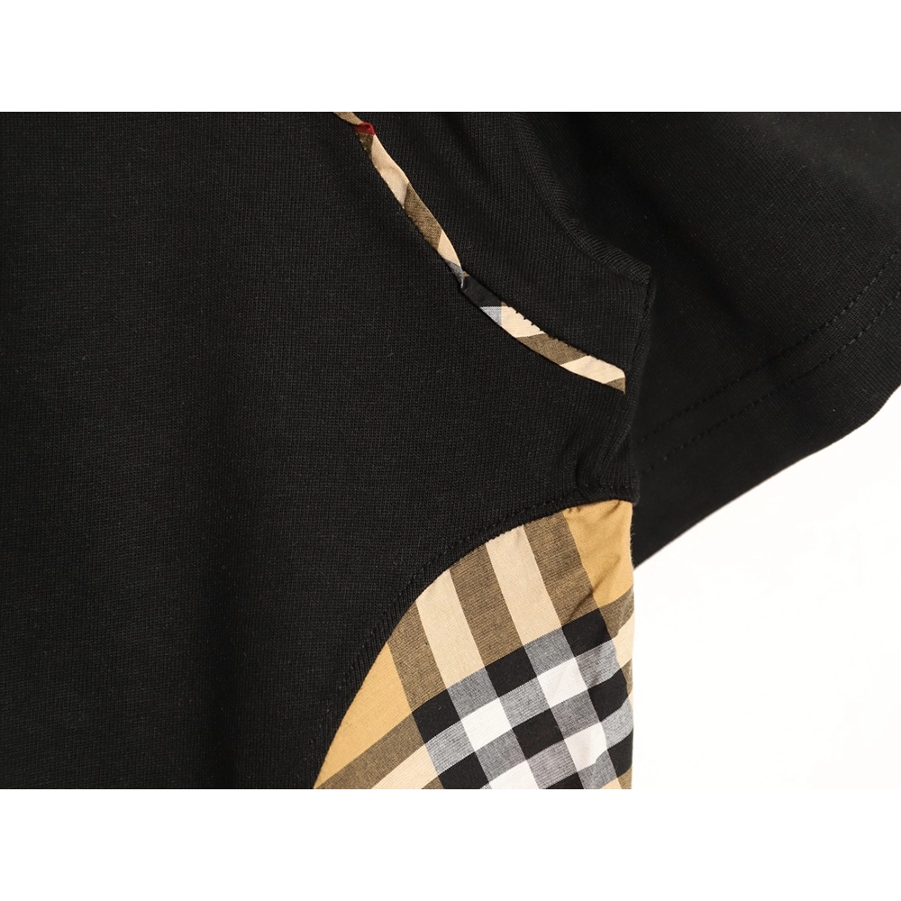 Burberry Side Check Panel Short-Sleeve T-Shirt TSK1,Burberry
