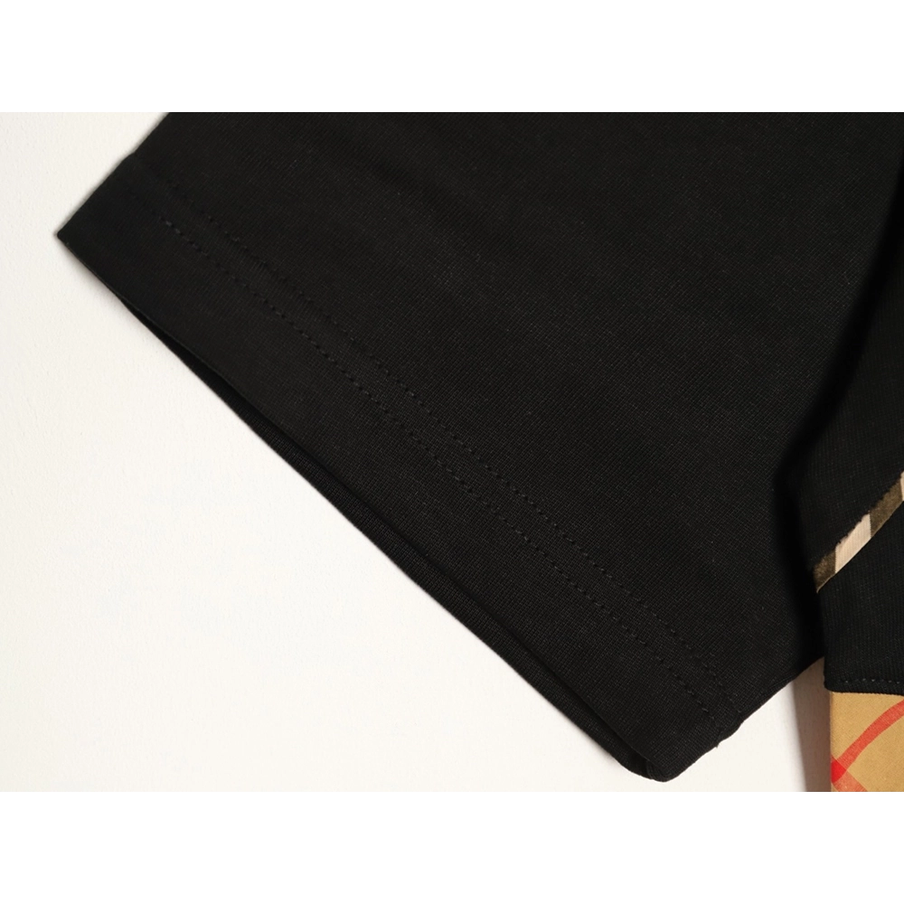Burberry Side Check Panel Short-Sleeve T-Shirt TSK1,Burberry