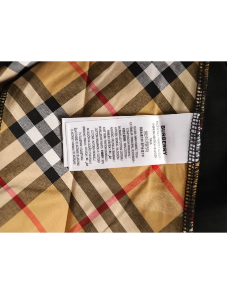 Burberry Side Check Panel Short-Sleeve T-Shirt TSK1,Burberry