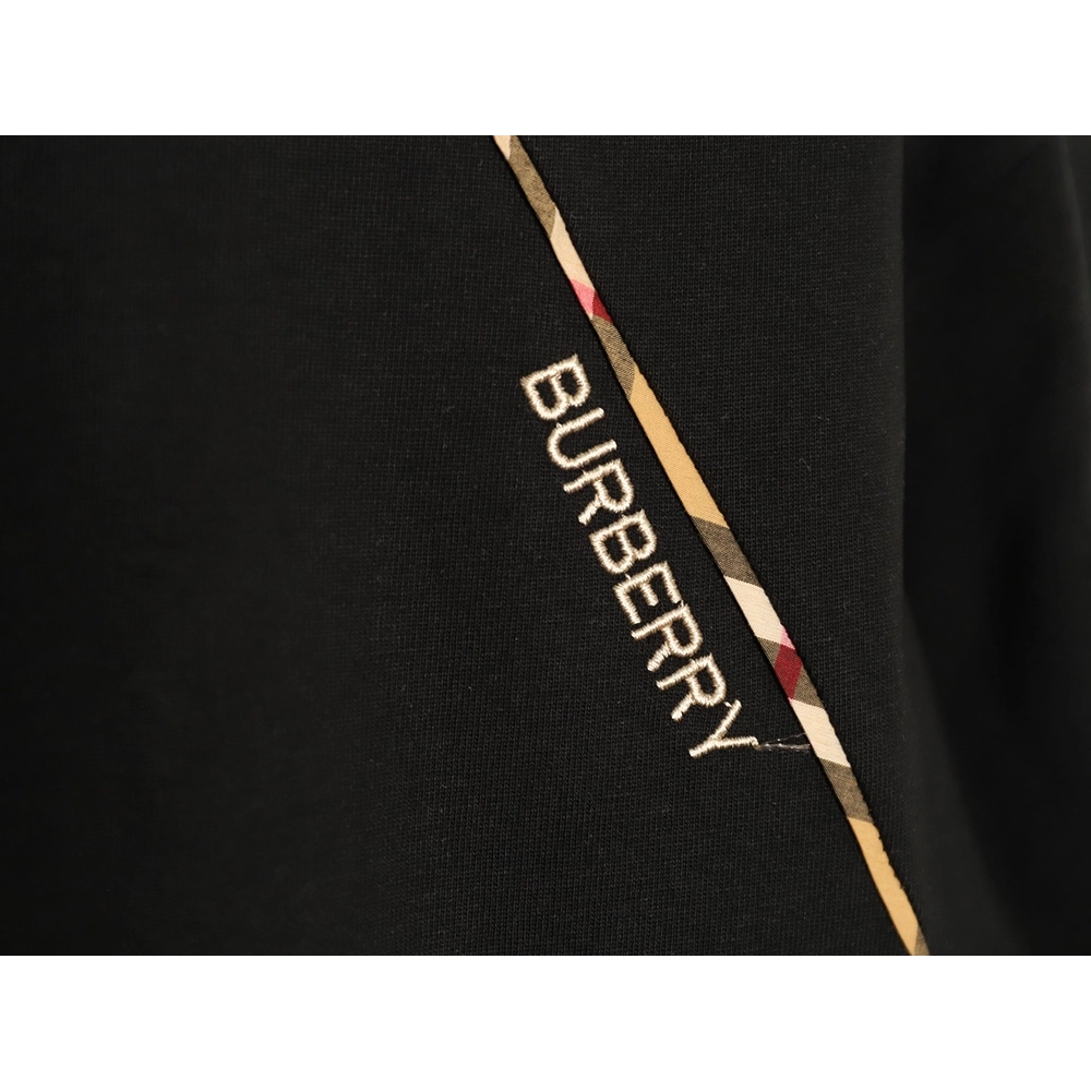Burberry Side Check Panel Short-Sleeve T-Shirt TSK1,Burberry