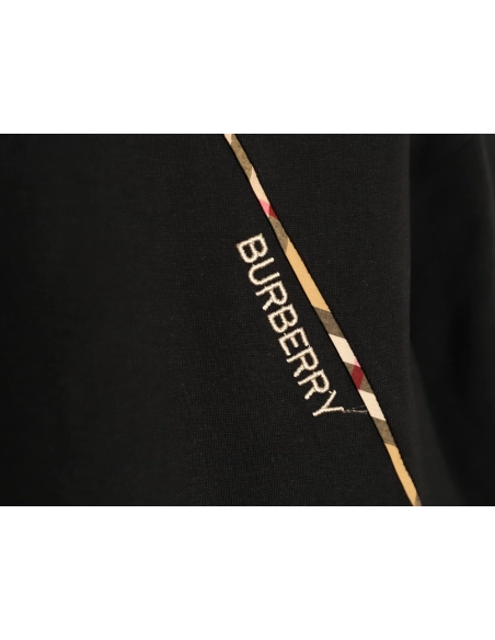 Burberry Side Check Panel Short-Sleeve T-Shirt TSK1,Burberry