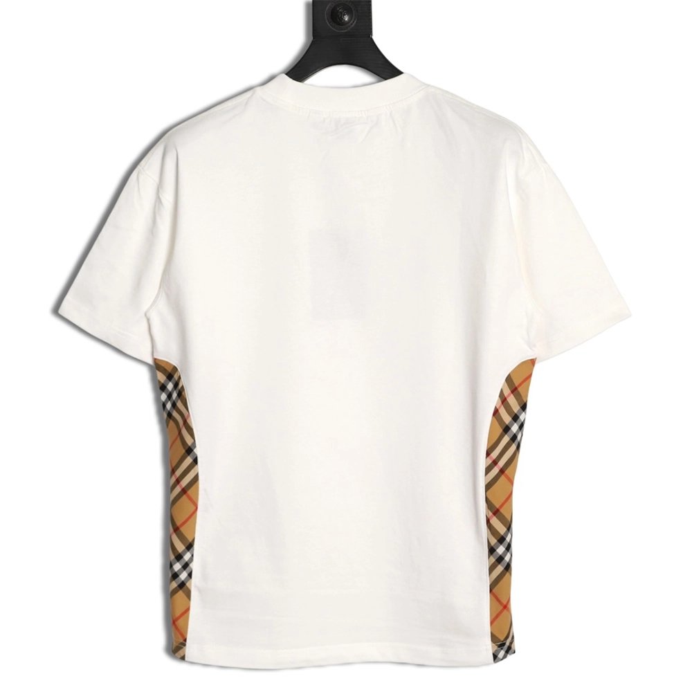 Burberry Side Check Panel Short-Sleeve T-Shirt,Burberry
