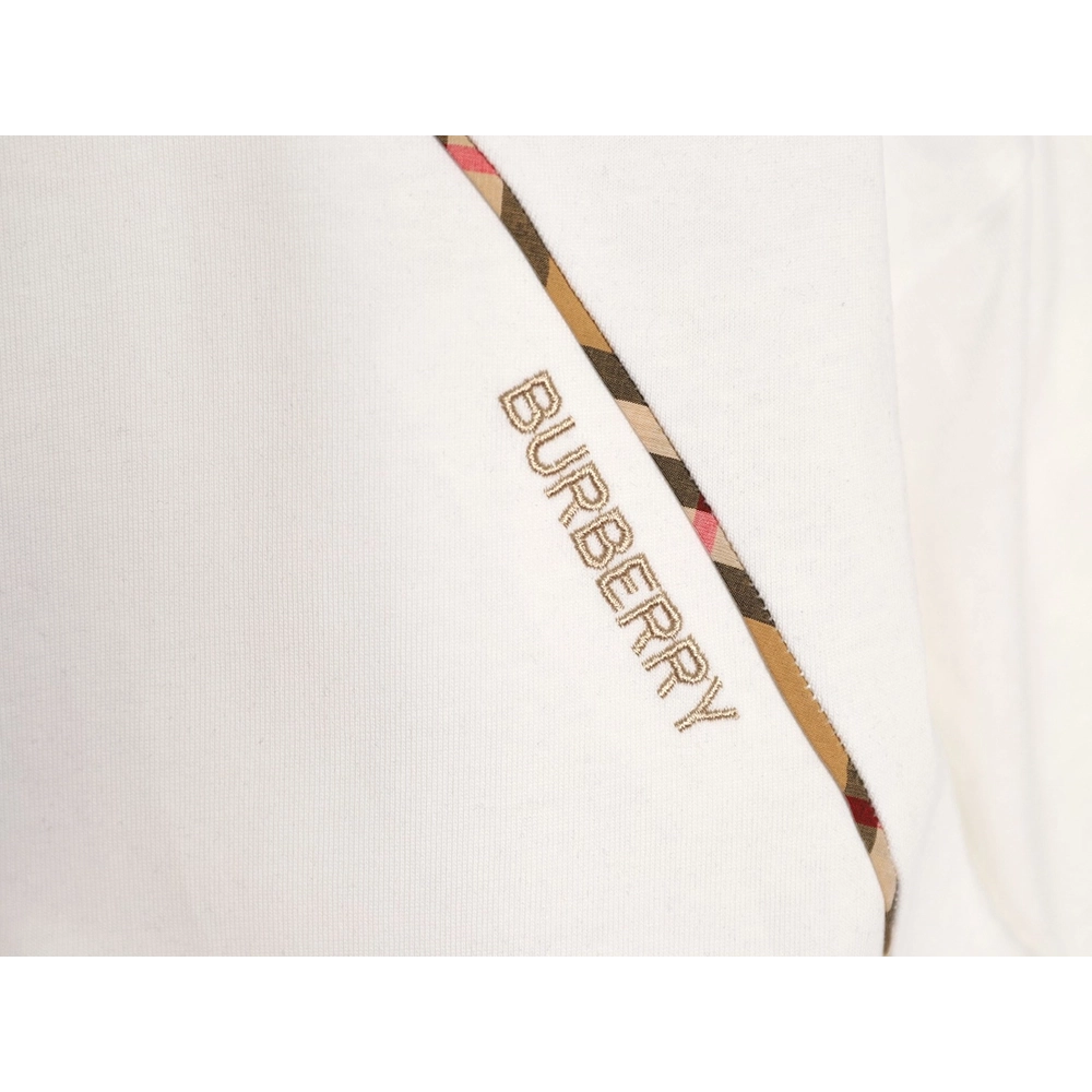 Burberry Side Check Panel Short-Sleeve T-Shirt,Burberry