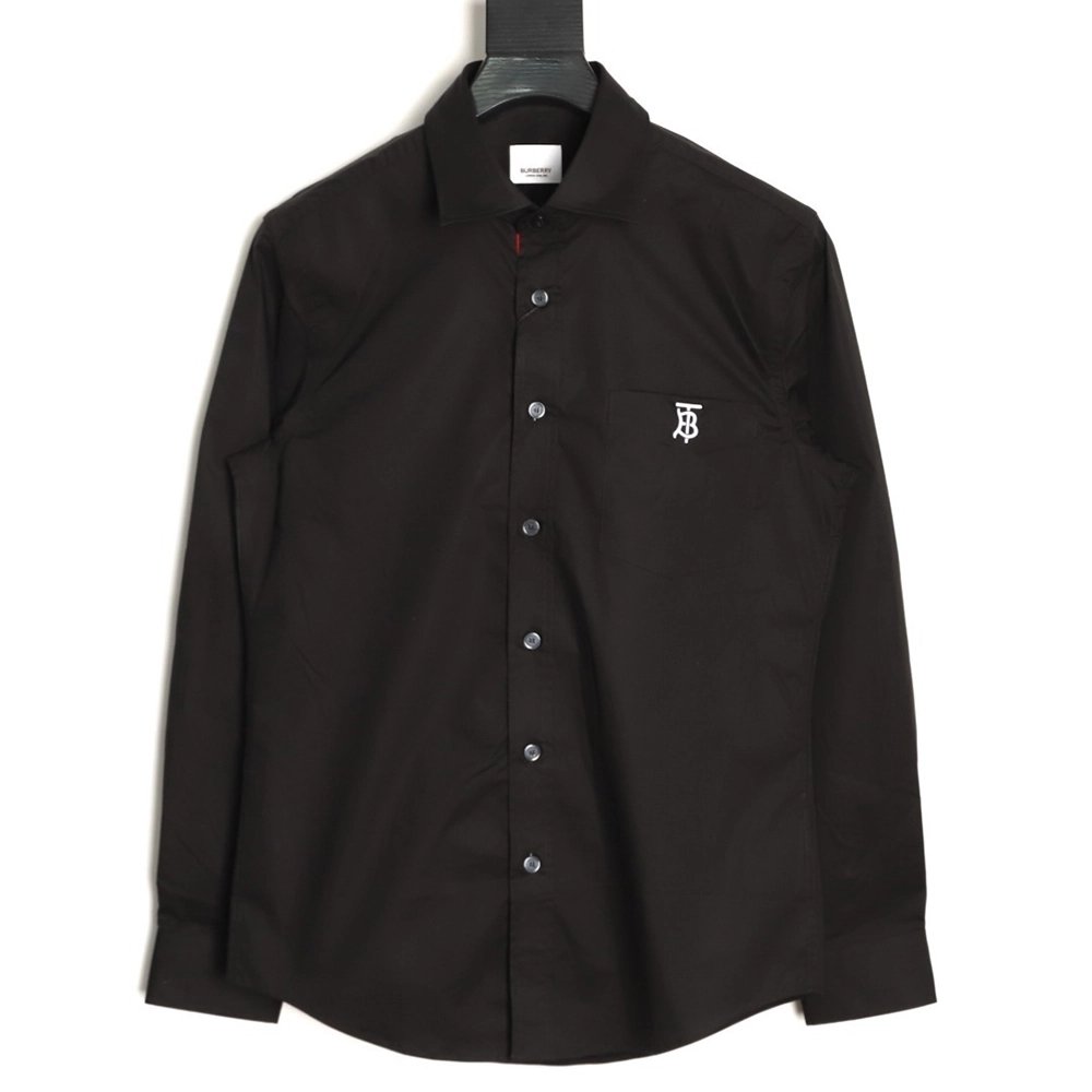 Burberry TB logo embroidered long-sleeved shirt TSK1,Burberry