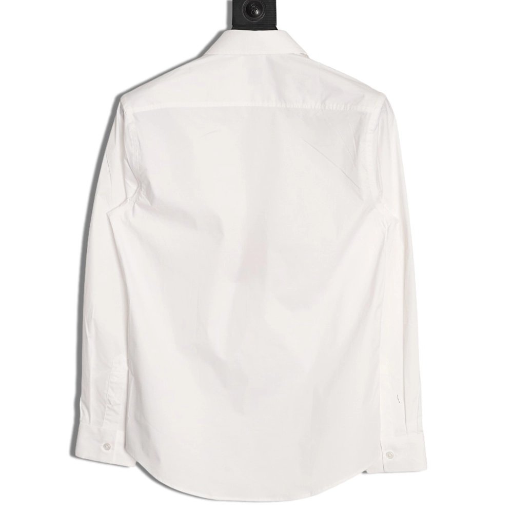 Burberry TB logo embroidered long-sleeved shirt,Burberry