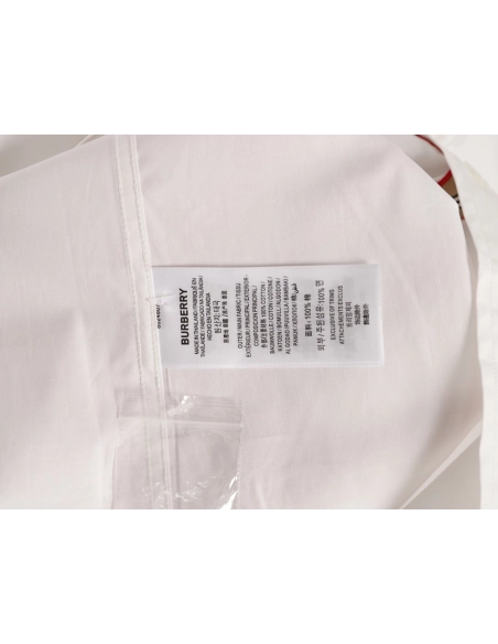 Burberry TB logo embroidered long-sleeved shirt,Burberry