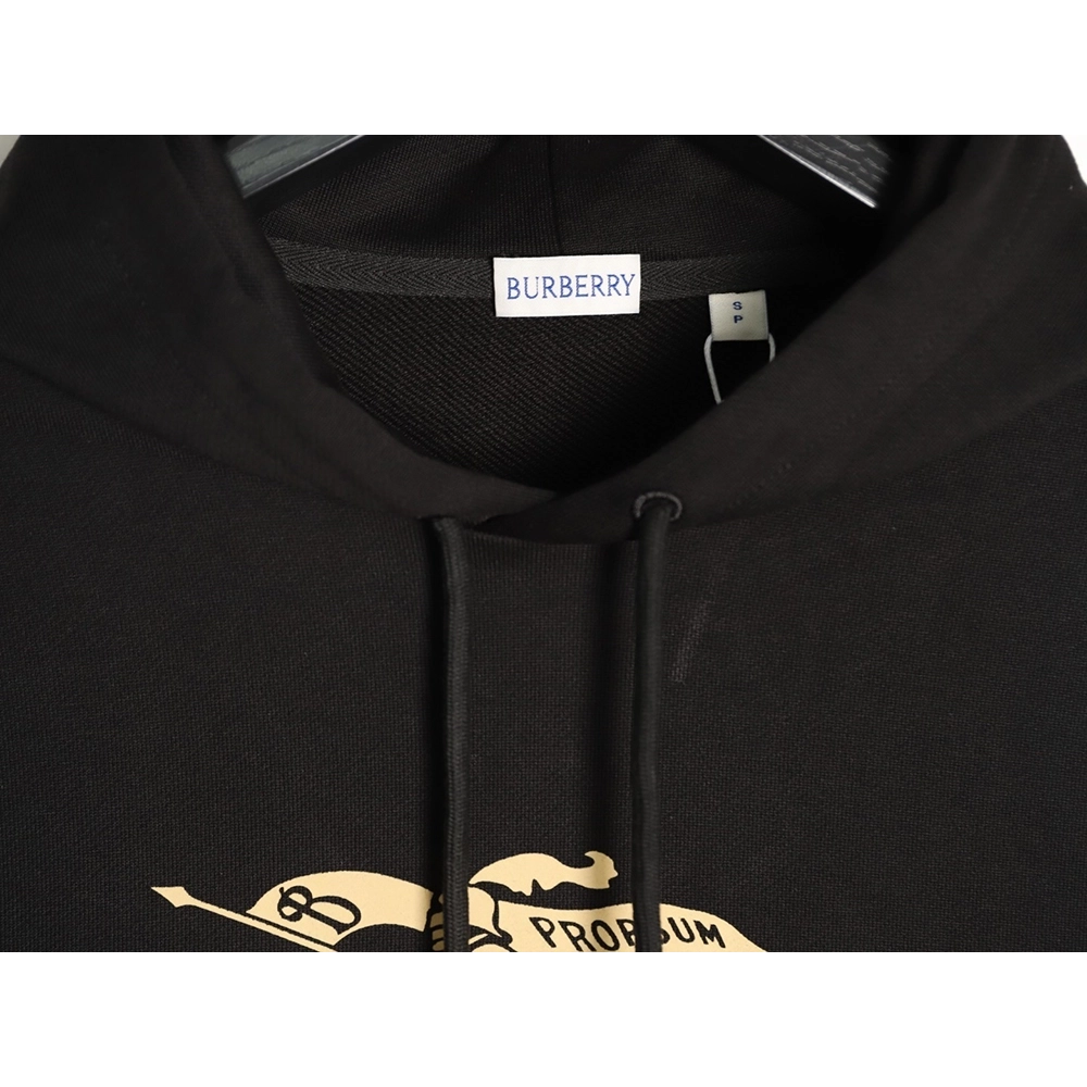 Burberry War Horse Gradient Equestrian Rider Hooded Sweatshirt,Burberry