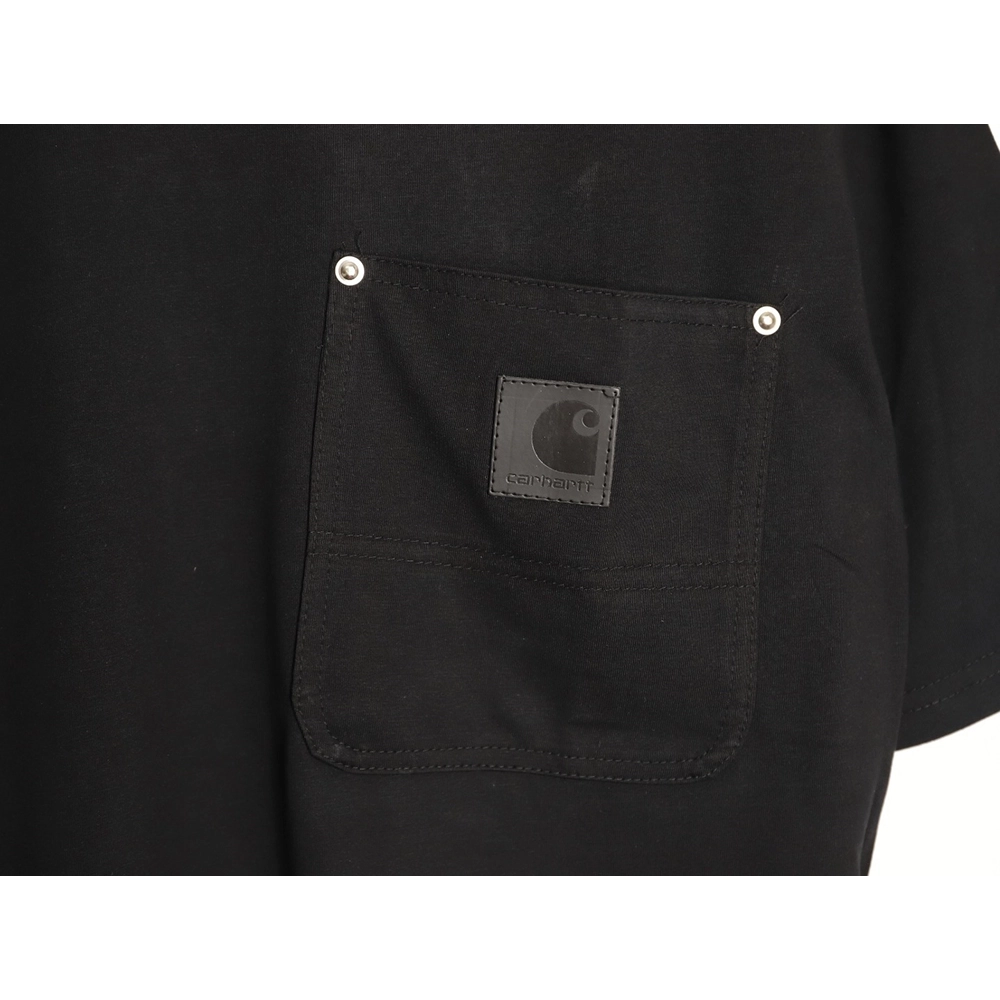Carhartt Chest Pocket Leather Label Short-Sleeve T-Shirt TSK2,carhartt