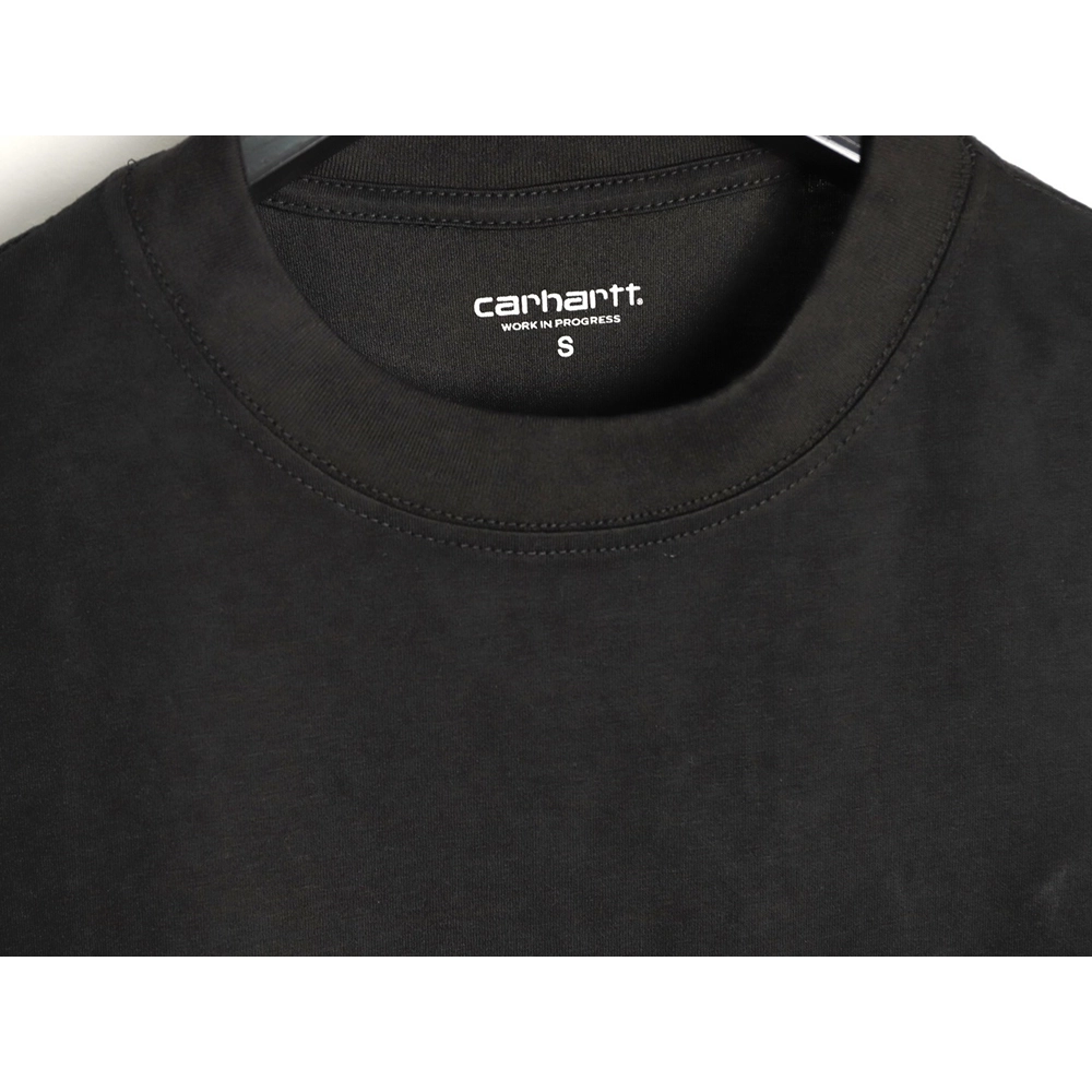 Carhartt Chest Pocket Leather Label Short-Sleeve T-Shirt TSK2,carhartt