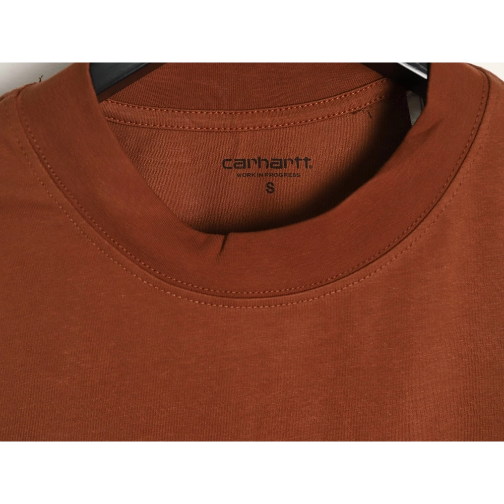 Carhartt Chest Pocket Leather Label Short-Sleeve T-Shirt TSK1,carhartt