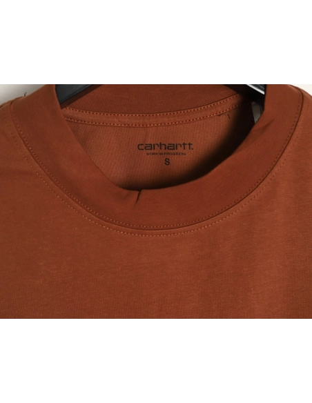 Carhartt Chest Pocket Leather Label Short-Sleeve T-Shirt TSK1,carhartt