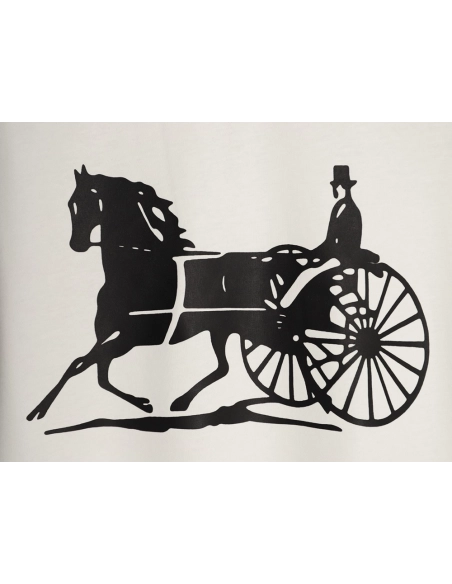 Celine Carriage Logo Print Short-Sleeve T-Shirt,Celine
