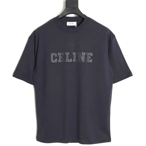 Celine chest letter print short-sleeved T-shirt,Celine