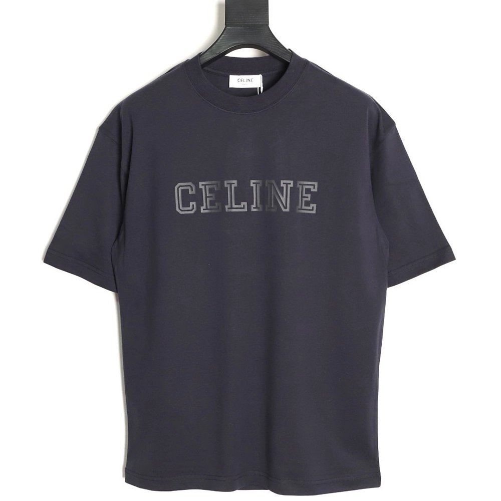 Celine chest letter print short-sleeved T-shirt,Celine