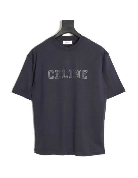 Celine chest letter print short-sleeved T-shirt,Celine
